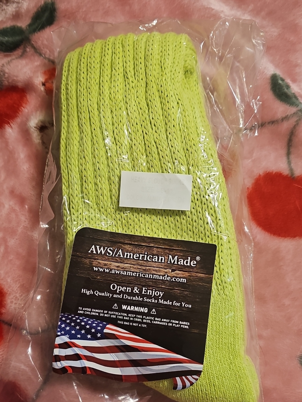 Neon Yellow Crew Socks for Women
